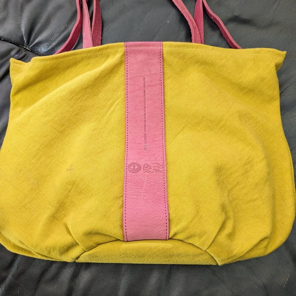 Seagull ship Canvas bag from Japan, 12.5"H x 19.3"W x 6"Depth